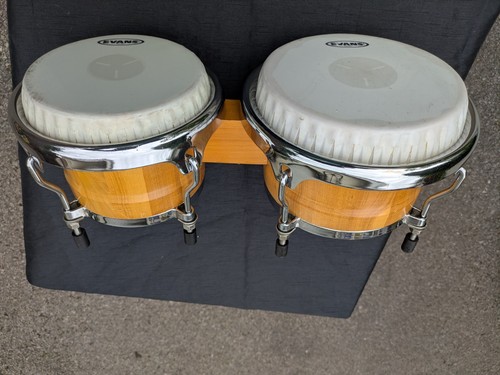Mano wood bongos evans - wood, bongos,