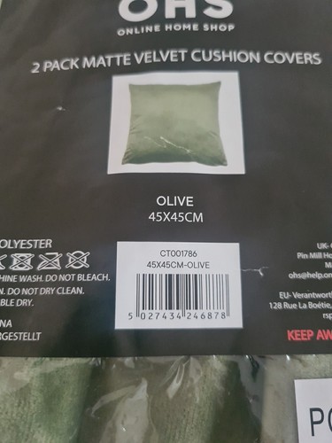 Olive green matt velvet - olive,