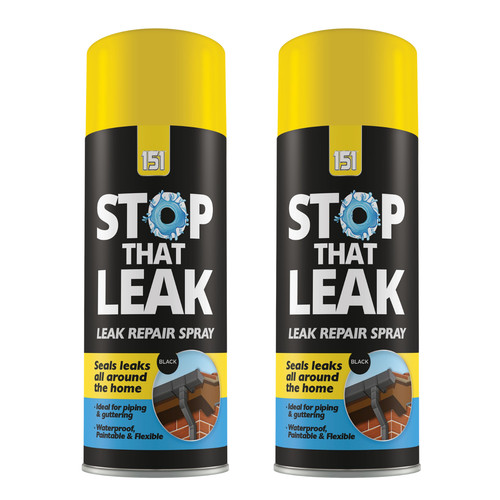 Leak repair spray gutter - repair,