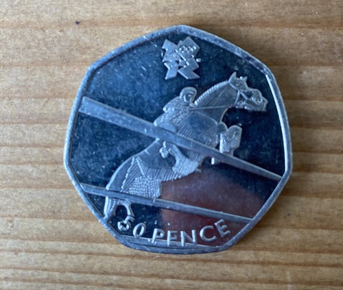 Olympic 50p equestrian - olympic,