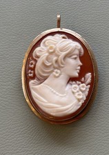 Carat gold vintage cameo - carat,