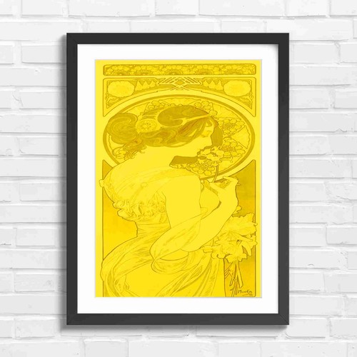 Art nouveau woman floral - nouveau,