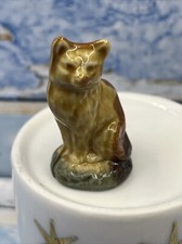 WADE WHIMSIES-Animal Figure-Set 8-CAT-1977-Collectible Miniature