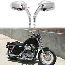 For Harley Sportster XL 1200 Iron 883 48 72 Chrome Motorcycle Rear View Mirrors