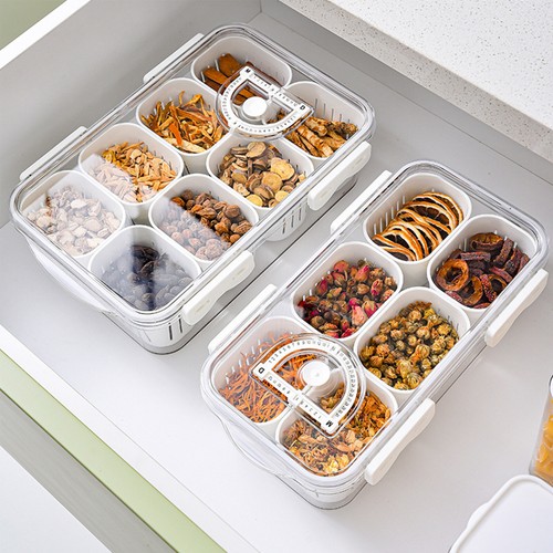 Divided serving tray lid - divided, w/