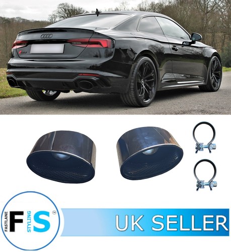 Black exhausts tailpipe tips - tailpipe,