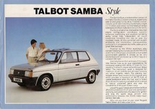 Talbot Samba Style Limited