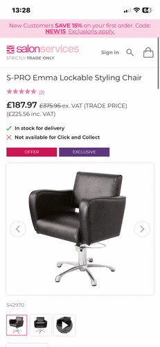 Salon hairdressing chairs - salon,