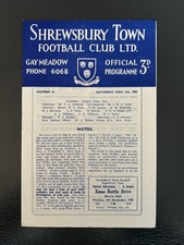 5.11.1955. Shrewsbury Town v