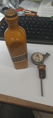 Johnnie walker ceramic bottle - walker,