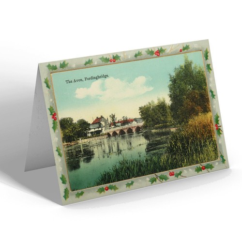 Xmas notelet vintage - -,
