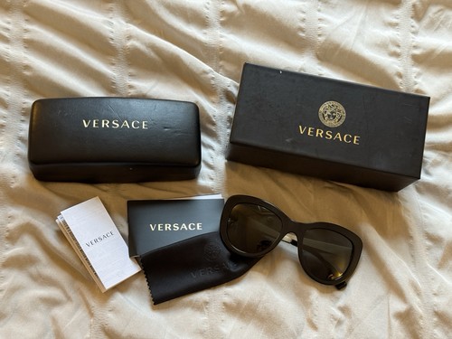 Versace black gold - black/gold, sunglasses