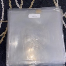 14x PVC 7" Protective RECORD Covers Sleeves 1980s Vintage Poly Disc 2