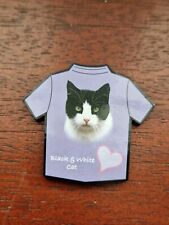 Black and White Cat magnet