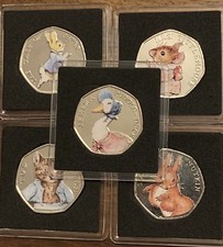 square Coin holder capsule with  Insert Foam For Small 50p UK (NO COIN ) 45X45 