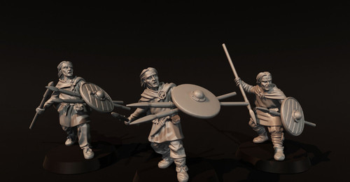 28mm dark ages skirmishers - 28mm,