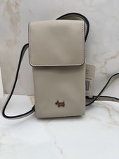 Ridley London Pastel Grey Collage Green Phone Leather Crossbody Case