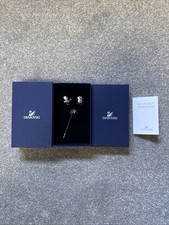 Swarovski Crystal Cuff Links And Tie Pin Set Brand New In Box 894465