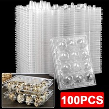 100 Pcs 12 Cavity Clear