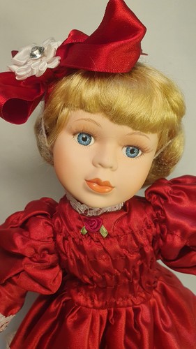 Porcelain doll - (798), 15"(38cm)