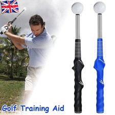 Golf Retractable Swing Club Soundable Swing Trainer Golf Training Aids Tool UK