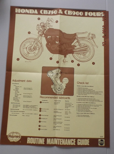 Honda cb750 cb900 dohc fours - cb750,