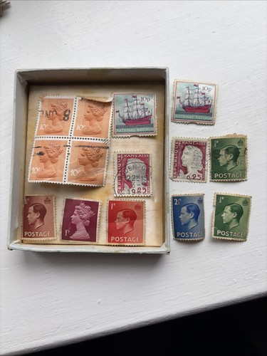 Vintage postage stamp bundle - postage,