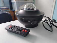 USB Galaxy Star Projector Light LED Starry Sky Night Lamp Ocean Wave + Remote UK