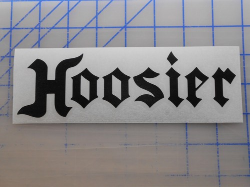 Hoosier tires decal - hoosier, sticker