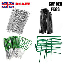 METAL GROUND GARDEN PINS WEED