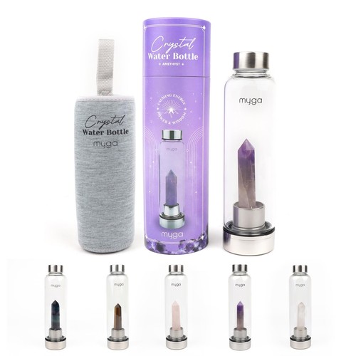 Natural crystal healing glass - crystal,