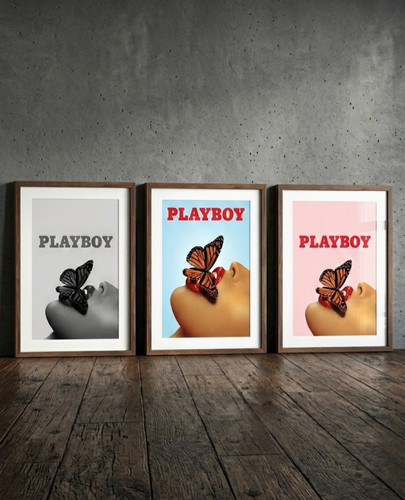 Set playboy butterfly art - 3,
