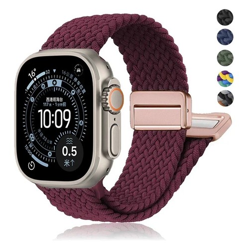 Nylon magnetic apple watch - magnetic,