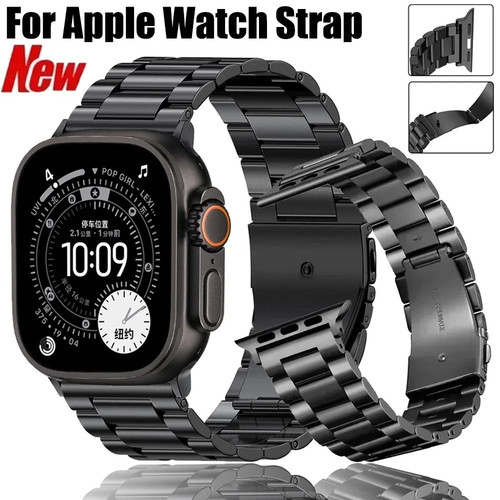 Steel strap band - for, apple