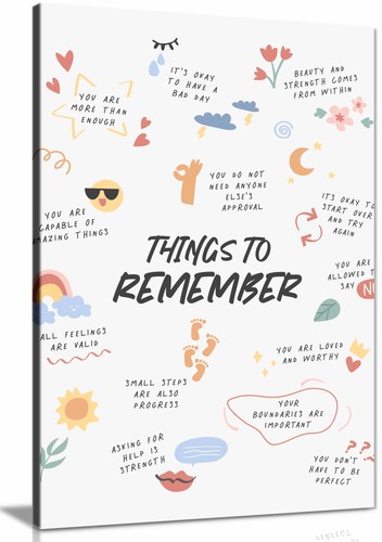 Remember framed canvas print - canvas,