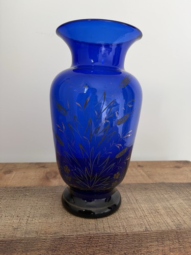 Vintage bohemian czech cobalt - vintage,