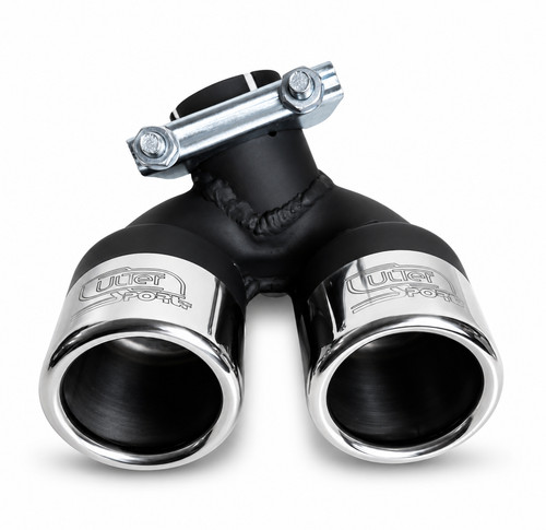Dual pipe exhaust - dual,