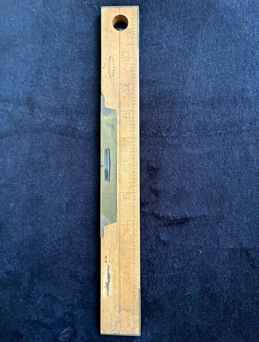 Vintage wooden spirit level - vintage,