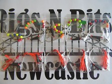 Sea fishing Boat Rigs x 10 Strong sliding Boom / ledger / uptide rigs - Quality