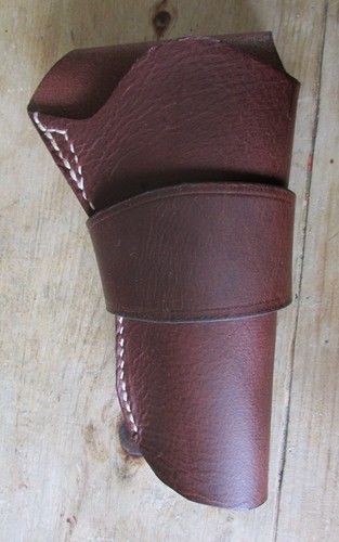 New dark brown - genuine, leather