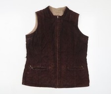 DASH Womens Brown Gilet Jacket