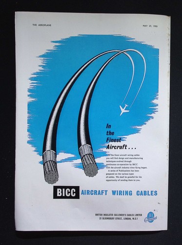Original 1955 advert bicc - advert,