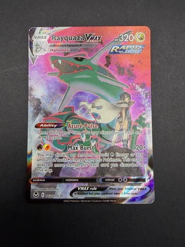 Rayquaza vmax tg20 tg30 silver - vmax, tg20/tg30