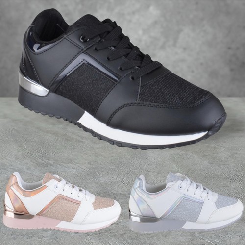 Womens ladies glitter - glitter, mesh