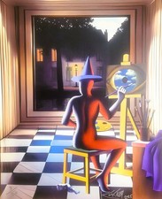 Mark Kostabi Screen Print The