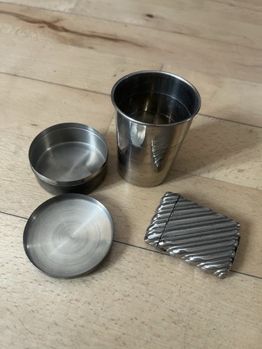 Collapsible cup and vesta case - cup,