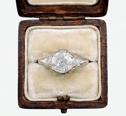01ct platinum vintage - 2.01ct.,
