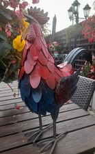 stunning  Cockerel Ornament - Large Decorative Chicken/Rooster - height of 16"