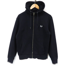 Fred Perry Mens Hoodie Navy