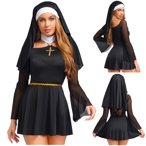 New womens naughty nun sexy - womens,